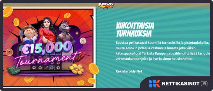 Amok Casino kampanjat ja bonus