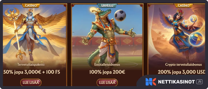 AmunRa kampanjat ja bonus