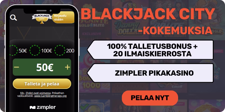 Blackjack City Casino kokemuksia muhkealla tervetulobonuksella.