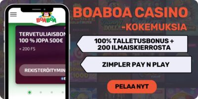 BoaBoa kokemuksia isolla tervetulobonuksella.