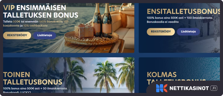 Lucky Dreams kampanjat ja bonus
