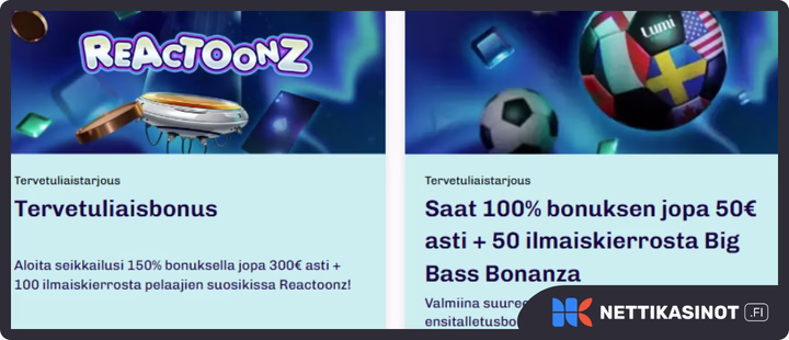 Lumi Casino kampanjat ja bonus