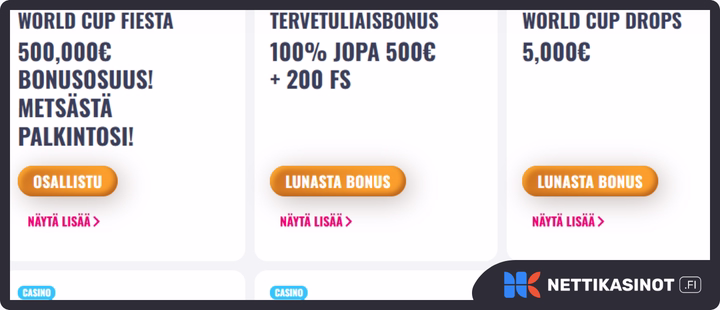 Oh My Spins kampanjat ja bonus
