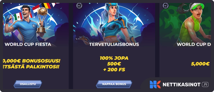 Powbet kampanjat ja bonus