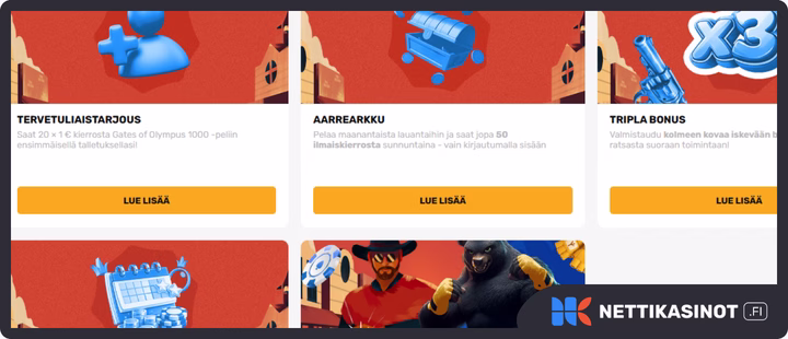 Rapid Casino kampanjat ja bonus