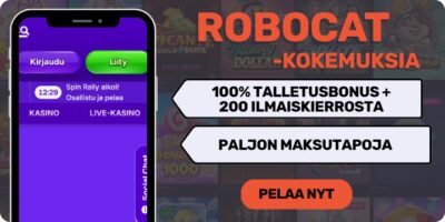 RoboCat kokemuksia isolla tervetulobonuksella.