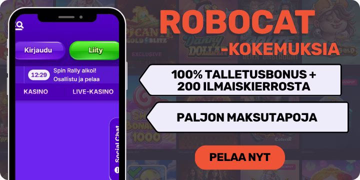 RoboCat kokemuksia isolla tervetulobonuksella.