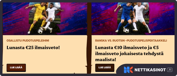 Scarawins kampanjat ja bonus
