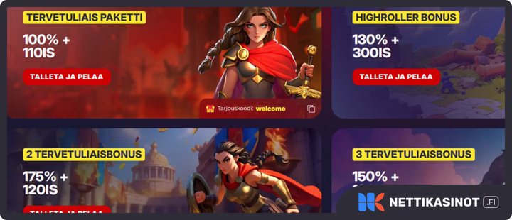Slota Casino kampanjat ja bonus