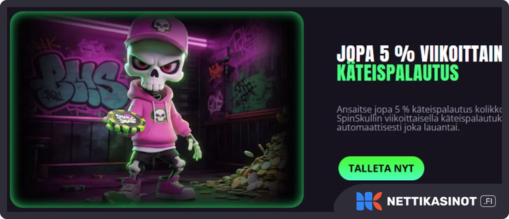 Spinskull kampanjat ja bonus