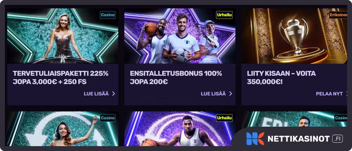Sportuna kampanjat ja bonus