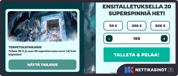 Titaani kampanjat ja bonus