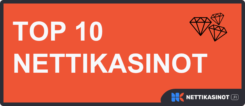 Top 10 nettikasinot listattuna.