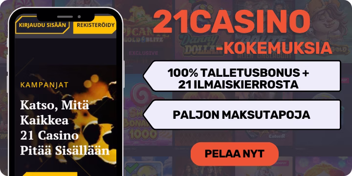 21Casino kokemuksia