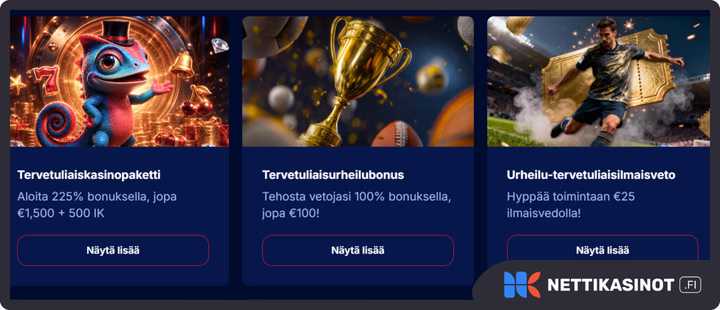 BetnFlix kampanjat ja bonus