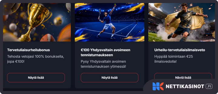 BetBay kampanjat ja bonus