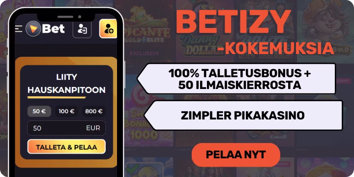 Betizy kokemuksia isolla tervetulobonuksella.