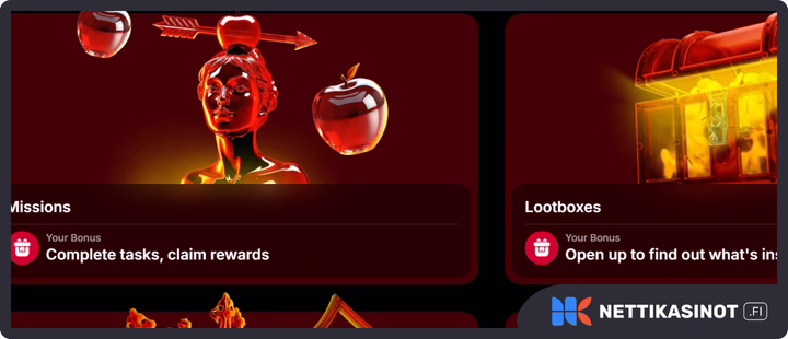 FieryPlay kampanjat ja bonus