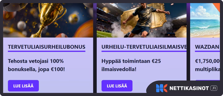 FoggyBet kampanjat ja bonus