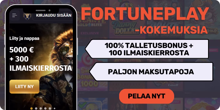 Fortuneplay kokemuksia 4-osaisella bonuksella.