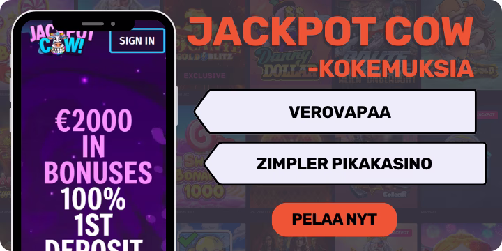 Jackpot Cow kokemuksia verovapaasti.