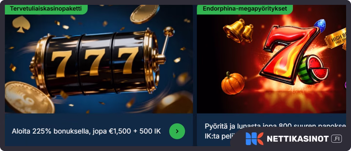 Lapilanders kampanjat ja bonus
