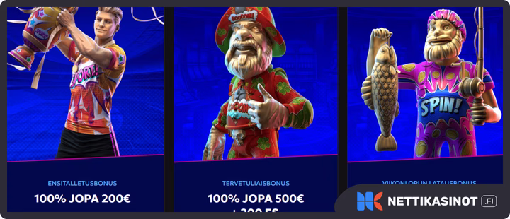 RTBet kampanjat ja bonus