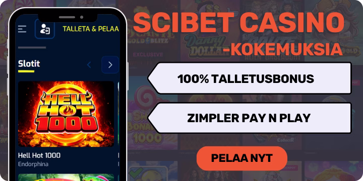 Scibet kokemuksia 3-osaisella tervetulobonuksella.
