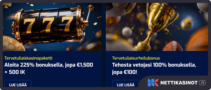 Scibet kampanjat ja bonus