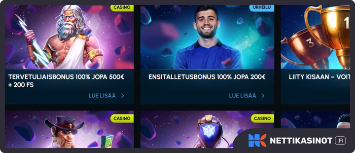 Slotexo kampanjat ja bonus