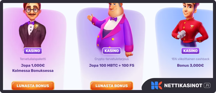 SlotsPalace kampanjat ja bonus