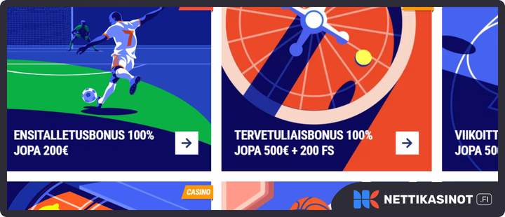 Tiki Taka kampanjat ja bonus