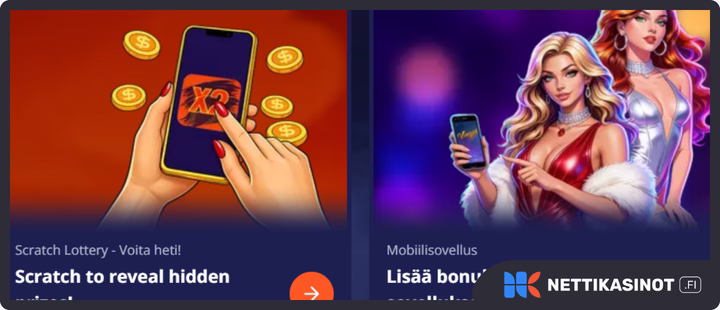 V.Vegas kampanjat ja bonus