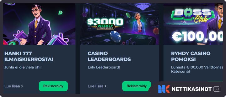 CasinOk kampanjat ja bonus