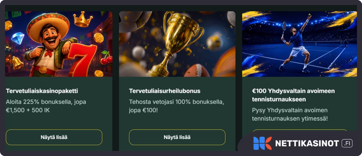 Sombrero Spins kampanjat ja bonus