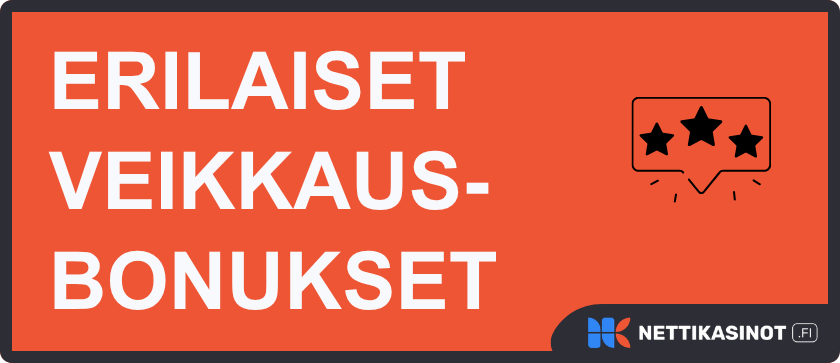 Erilaiset vedonlyöntibonukset yhtiöillä.