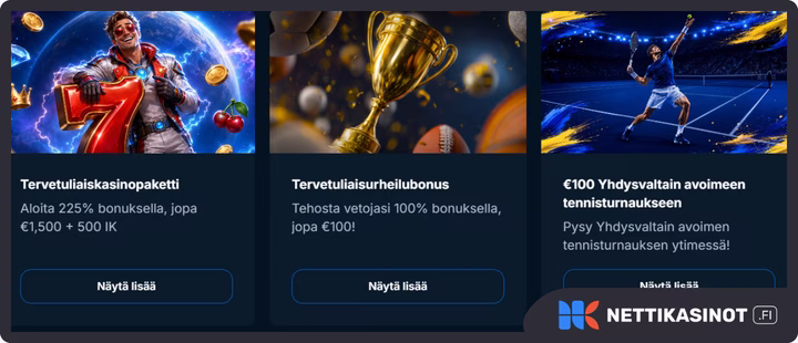 Jupi kampanjat ja bonus