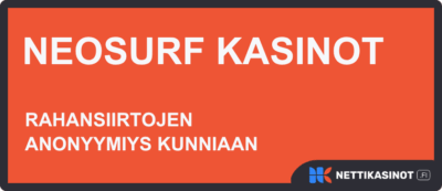 neosurf kasinot