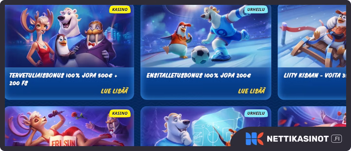 SG Casino kampanjat ja bonus