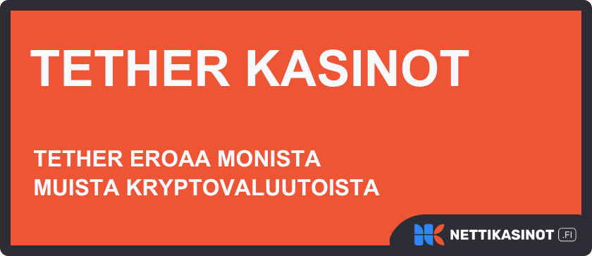 tether kasinot - tether eroaa monista muista kryptoista