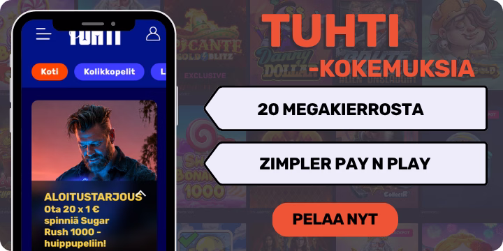 Tuhti kokemuksia 20 megakierroksella.
