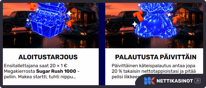 Tuhti kampanjat ja bonus