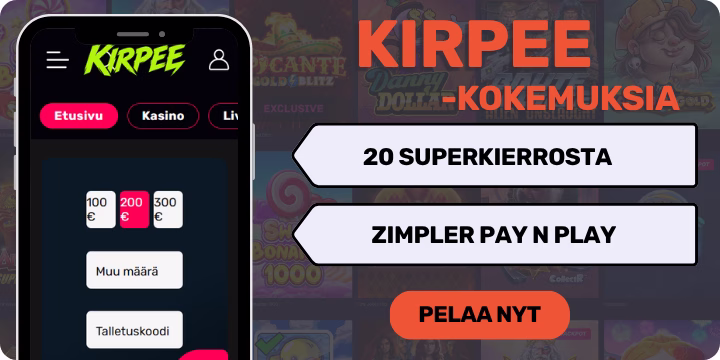 Kirpee kokemuksia 20 superkierroksella.