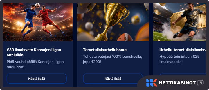 LunaLoots kampanjat ja bonus