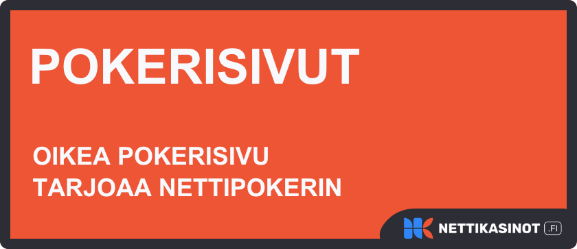 pokerisivut - oikea pokerisivu tarjoaa nettipokerin